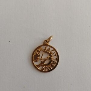 90's Goldbond Zodiac Pendant Sagittarius